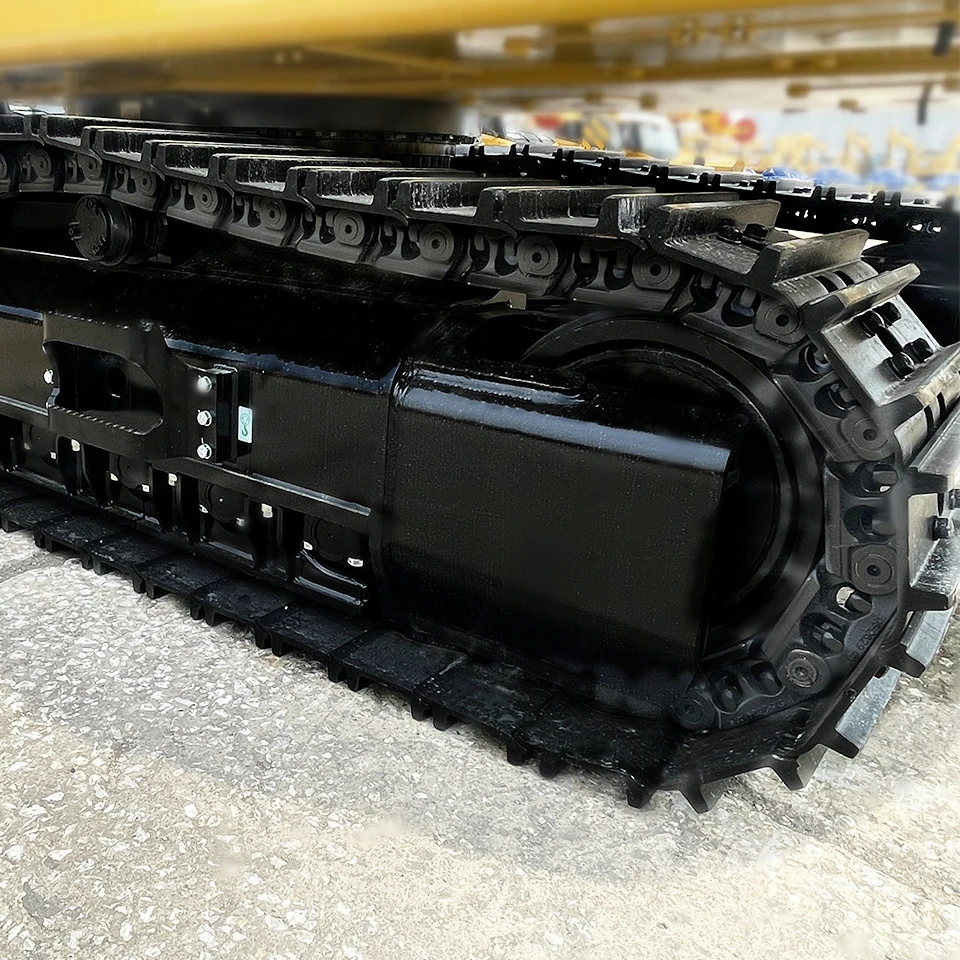 Custom 80-Ton Steel Track Undercarriage for Mobile Crusher