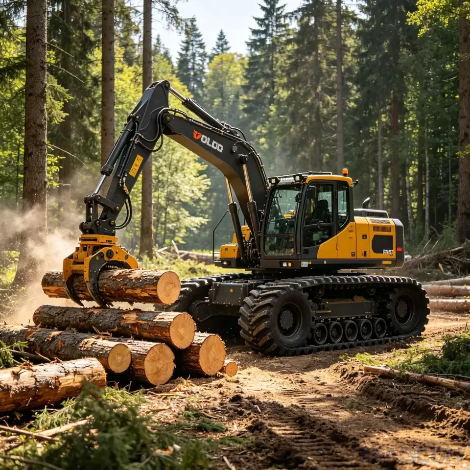 Why Forestry Machines Shift to Rubber Undercarriage from Steel? | MA