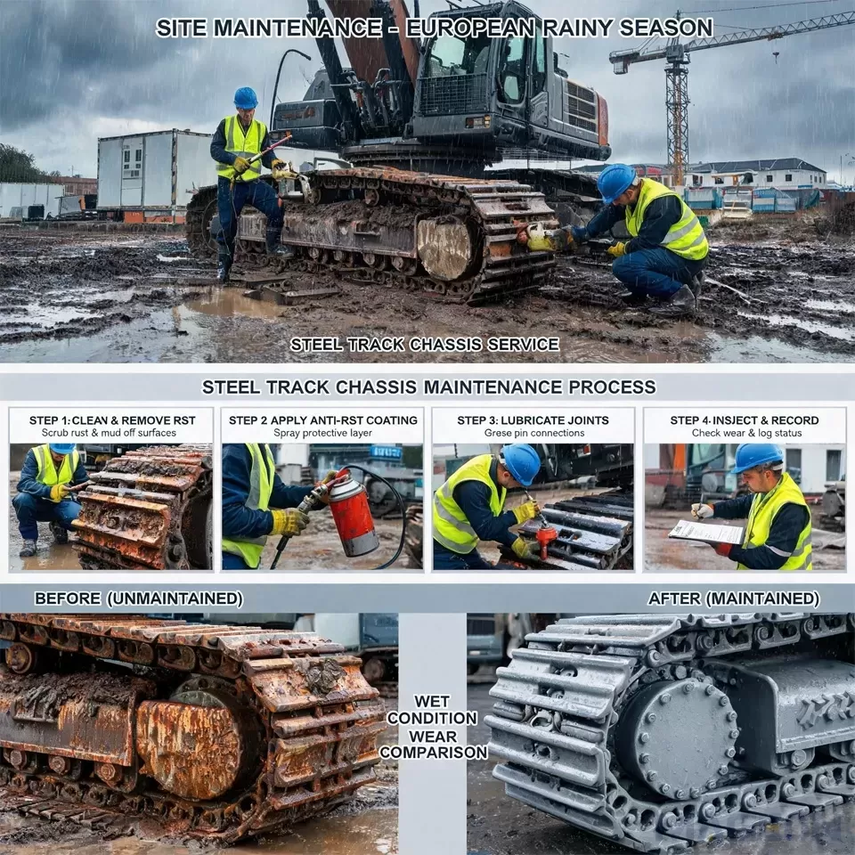 European Seasonal Undercarriage Maintenance Guide (Spring & Rainy Season)(Image3) European Seasonal Undercarriage Maintenance Guide (Spring & Rainy Season)(Image3)