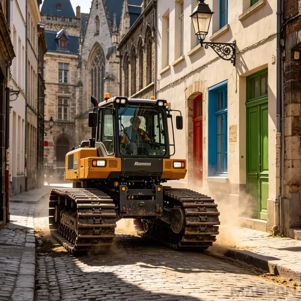 MAGEON Custom Undercarriage Solution Solves European Special Terrain Operation P