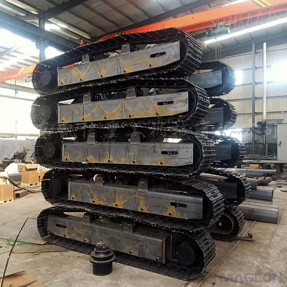 Custom Crawler Undercarriage 1-120 Ton | Rubber & Steel Track Chassis for Crawler Machinery(Image2) Custom Crawler Undercarriage 1-120 Ton | Rubber & Steel Track Chassis for Crawler Machinery(Image2)