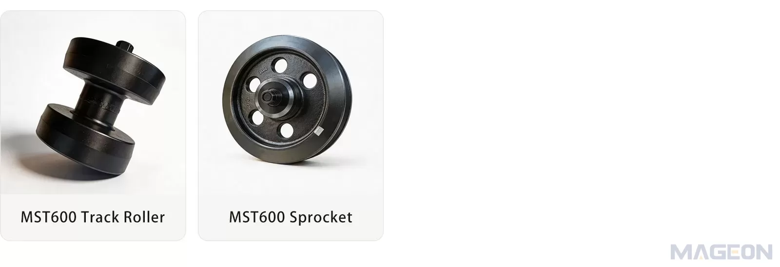 MST300 front idler suitable for Morooka dump truck rubber track undercarriag(Image2) MST300 front idler suitable for Morooka dump truck rubber track undercarriag(Image2)