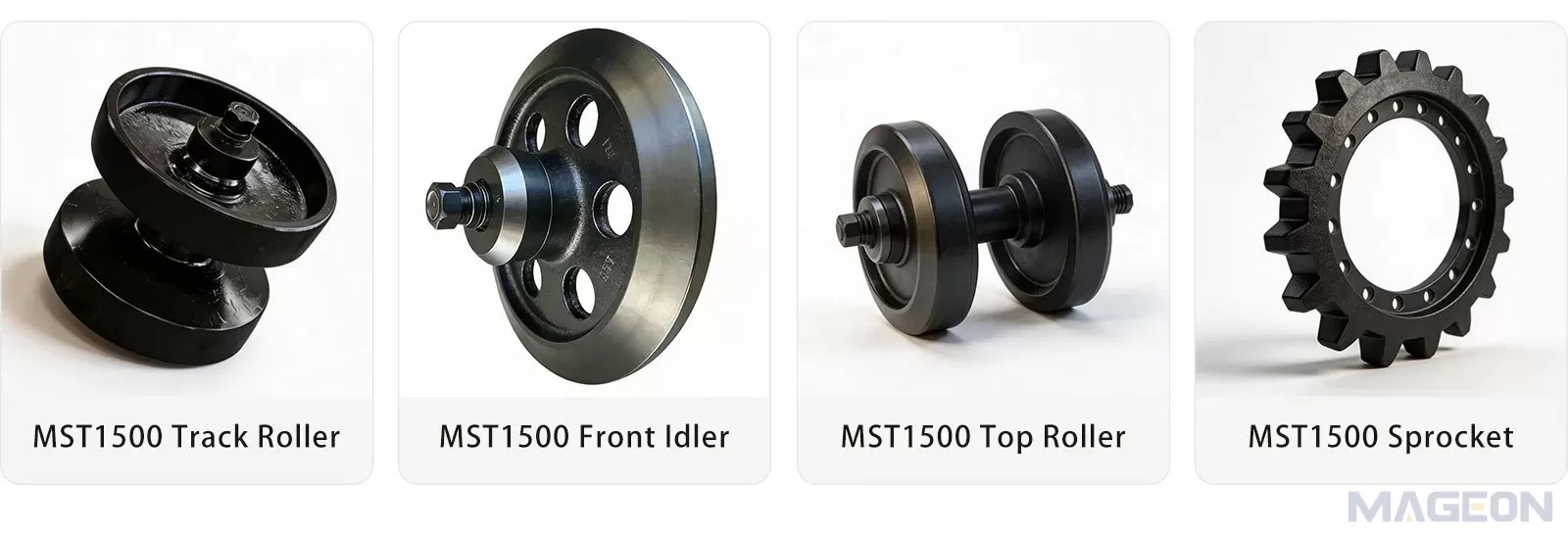 MST300 front idler suitable for Morooka dump truck rubber track undercarriag(Image4) MST300 front idler suitable for Morooka dump truck rubber track undercarriag(Image4)