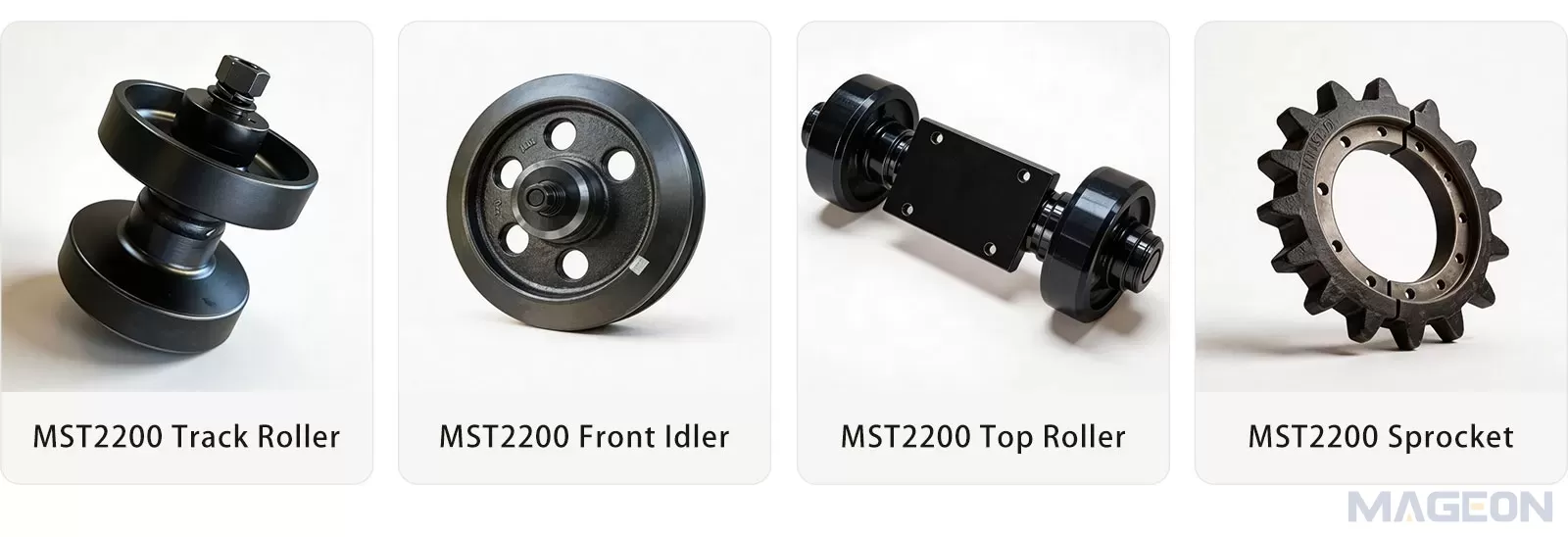 MST300 front idler suitable for Morooka dump truck rubber track undercarriag(Image5) MST300 front idler suitable for Morooka dump truck rubber track undercarriag(Image5)