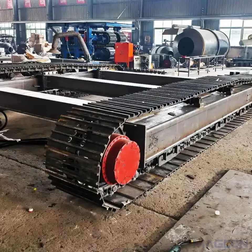 20-Ton Steel Track Chassis with Side Frames Officially Completed Assembly at MAGEON(Image4) 20-Ton Steel Track Chassis with Side Frames Officially Completed Assembly at MAGEON(Image4)