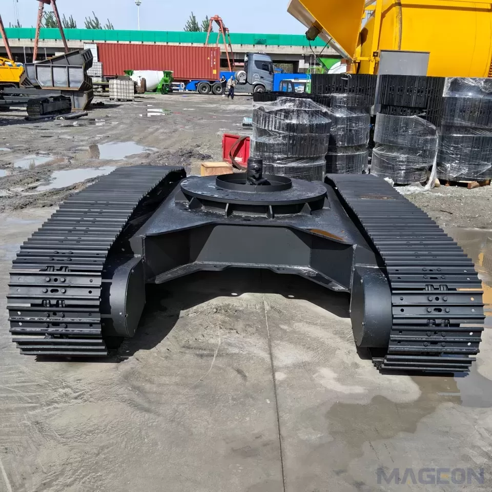 MAGEON Successfully Delivers Custom Steel Track Chassis for Drilling Rigs with Precision Customization Service(Image2) MAGEON Successfully Delivers Custom Steel Track Chassis for Drilling Rigs with Precision Customization Service(Image2)