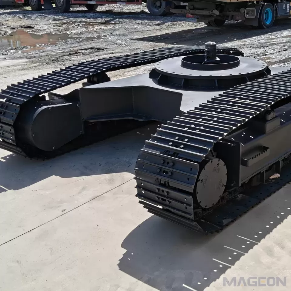 Empowering Global Access Equipment: MAGEON Secures Bulk Reorders for Custom Spider Lift Rubber Track Undercarriages(Image3)