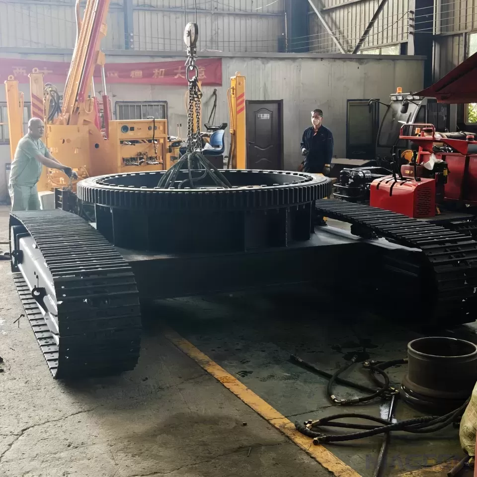 Empowering Global Access Equipment: MAGEON Secures Bulk Reorders for Custom Spider Lift Rubber Track Undercarriages(Image2)