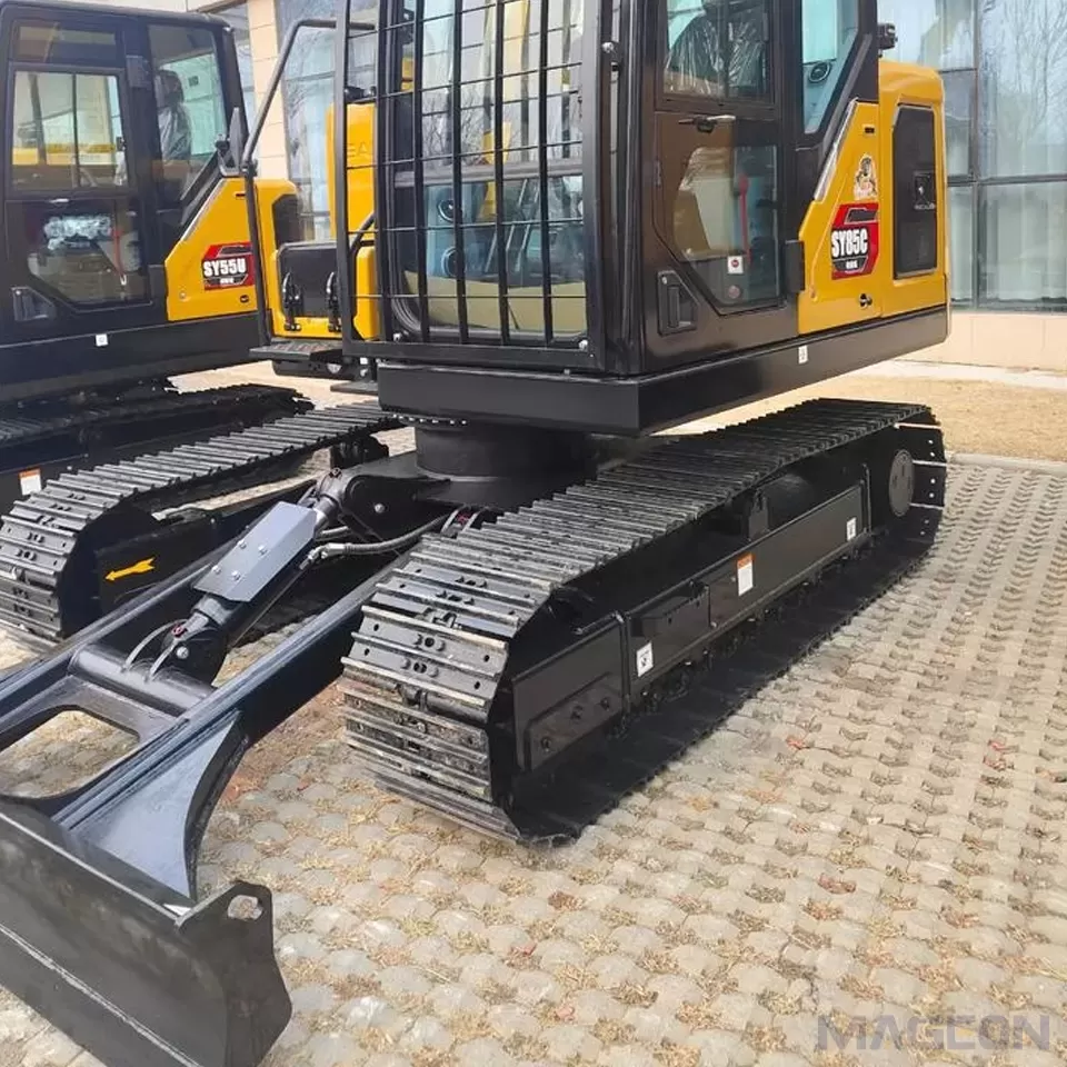 How do I choose to use steel crawler chassis or rubber crawler chassis?(Image4)