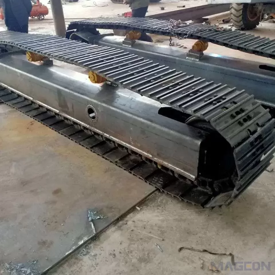 Why choose MAGION 6 – 40t customized heavy steel crawler chassis(Image4) Why choose MAGION 6 – 40t customized heavy steel crawler chassis(Image4)