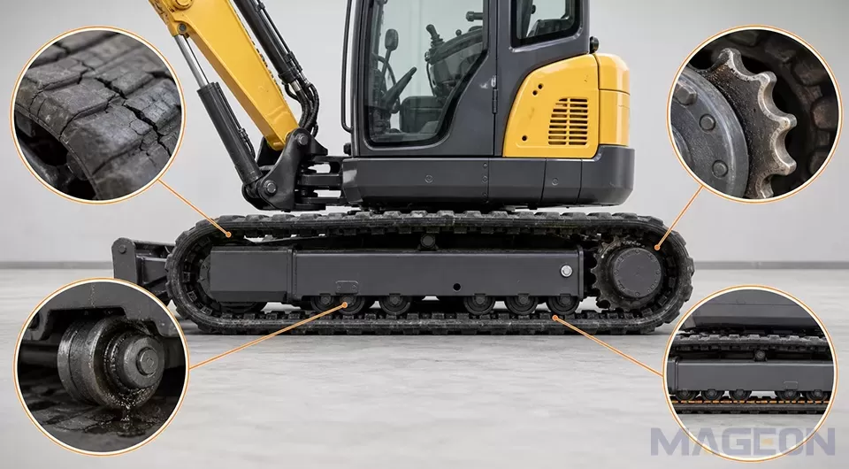 How to Select and Maintain a Mini Excavator Undercarriage(Image4) How to Select and Maintain a Mini Excavator Undercarriage(Image4)