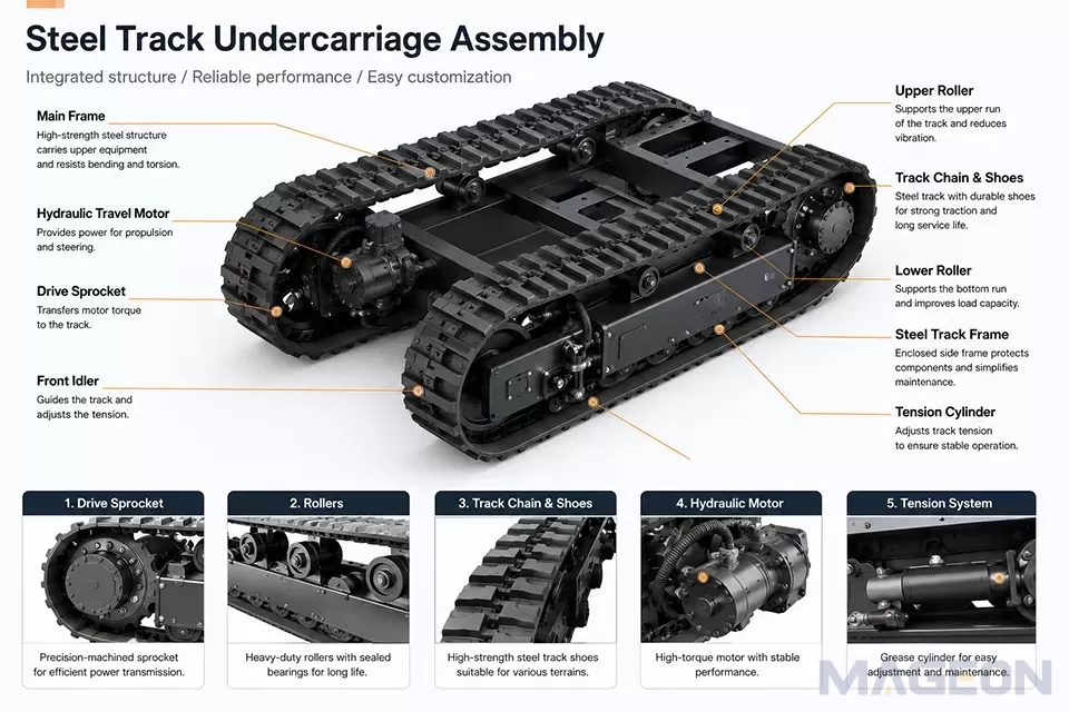 How to choose a steel rail chassis for remote agricultural equipment?(Image2) How to choose a steel rail chassis for remote agricultural equipment?(Image2)