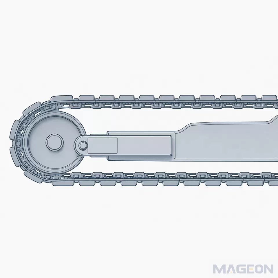 How Do Idlers and Tensioning Devices Work Together in a Crawler Unde
